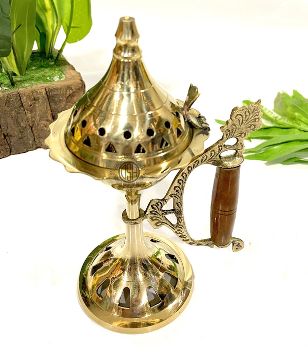 DSH Brass Dhoop Dani Sambrani Dhuni Burner.