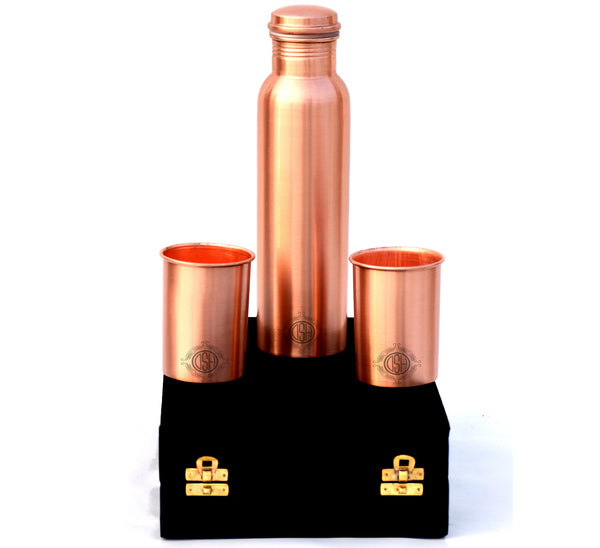 DSH Copper Water Bottle Set .