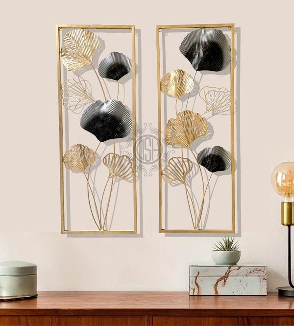 Metal Wall Art Set Of-2 Multi Color.