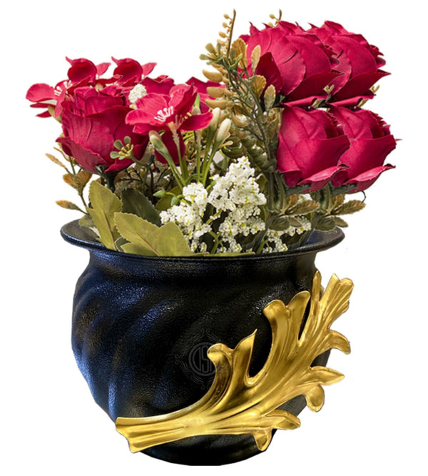 Metal Decorative Flower Pot.