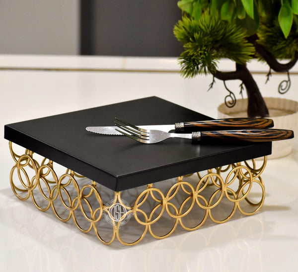 Metal Cake Stand Square
