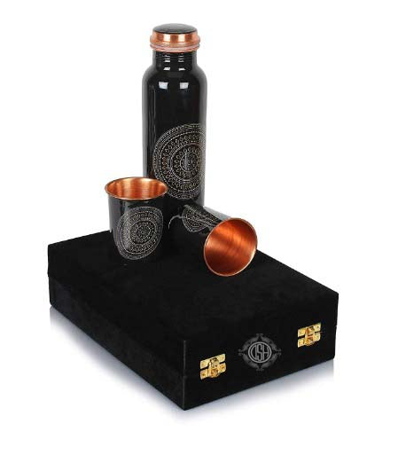 DSH Copper Water Bottle Set .