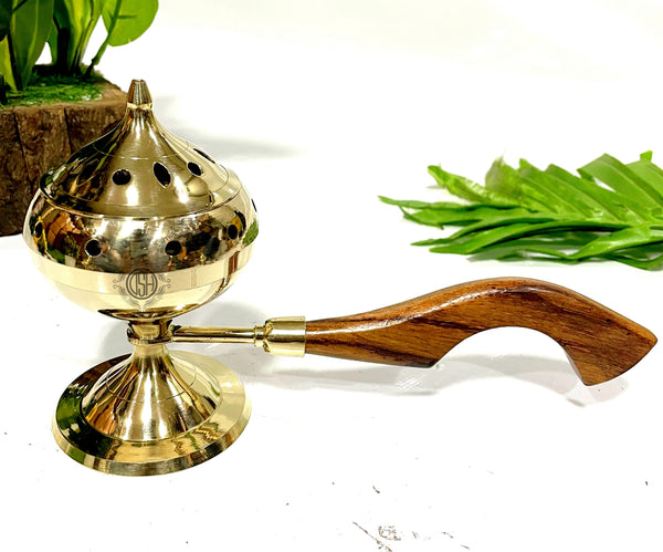 DSH Brass Dhoop DaniCharcoal Incense Burner.