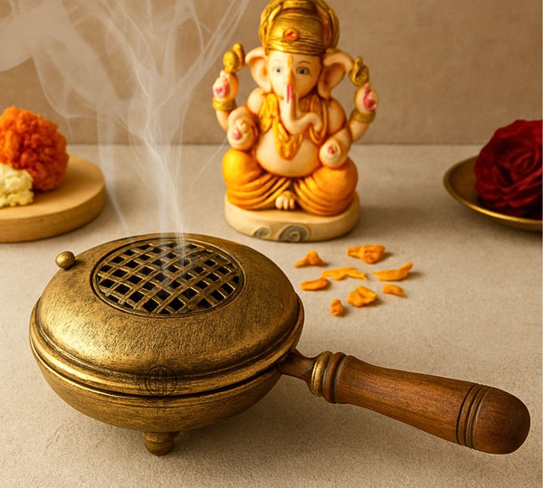 DSH Metal Charcoal Incense Burner .